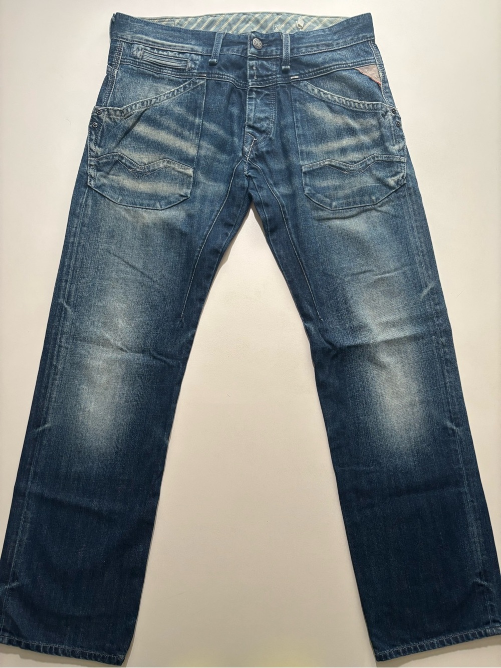 Vintage archived skar Replay faded diesel style quality jeans